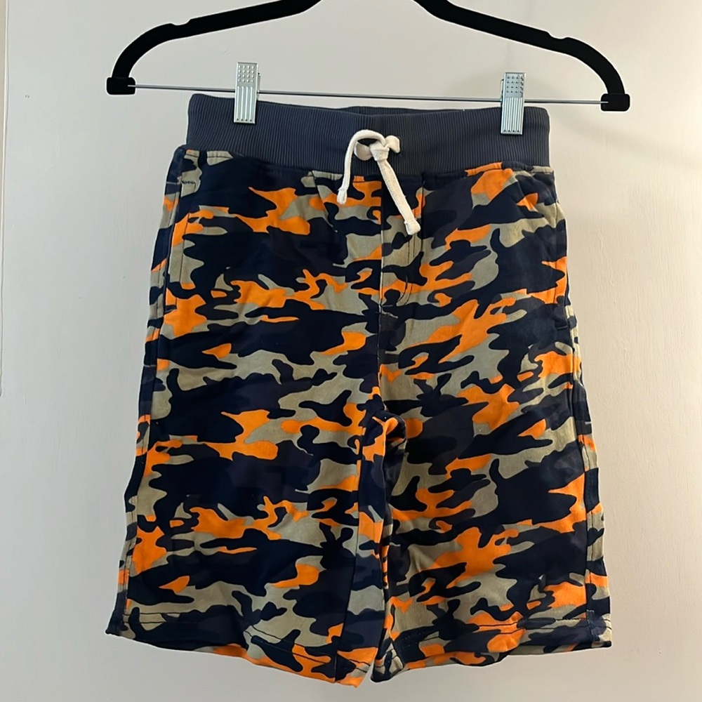 Boys Gymboree Camo Drawstring Shorts with pockets size 7